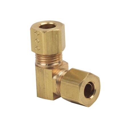 Thrifco Plumbing No. 65-C 1/4 Inch Lead-Free Brass Compression 90 Elbow 4401070